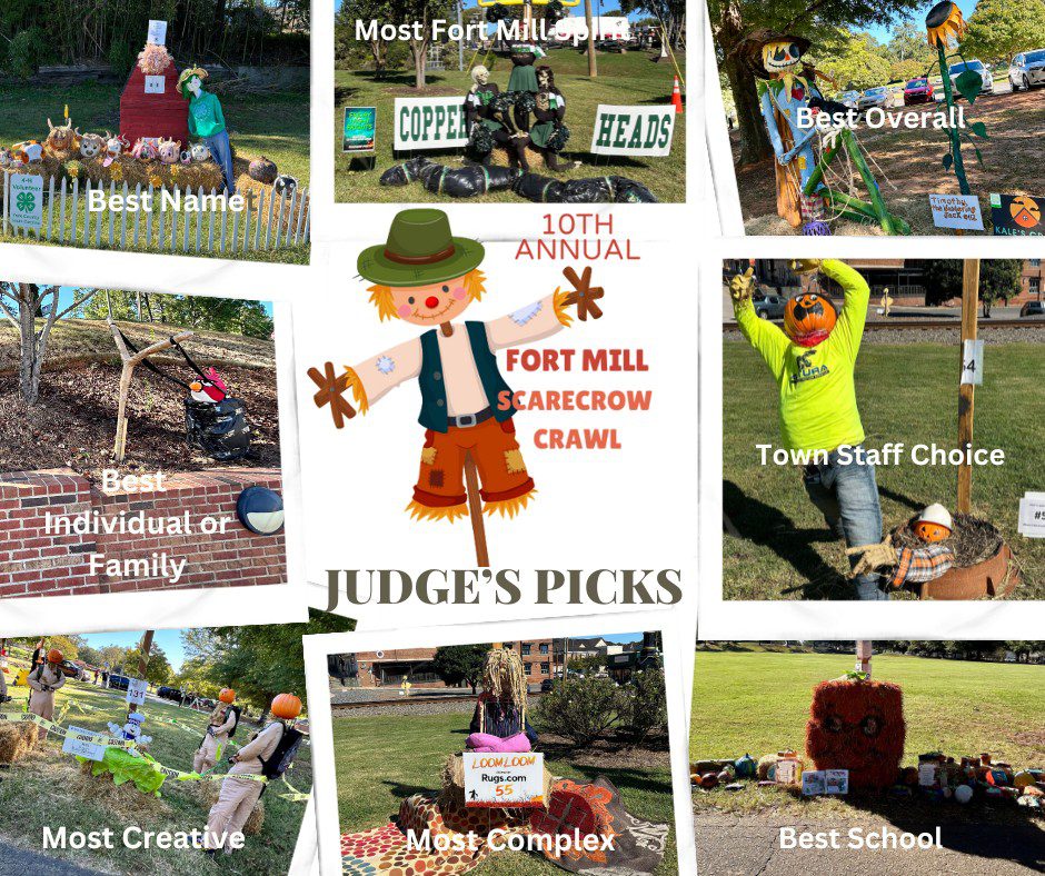 Fort Mill Scarecrow Crawl 2024 Judge's Picks