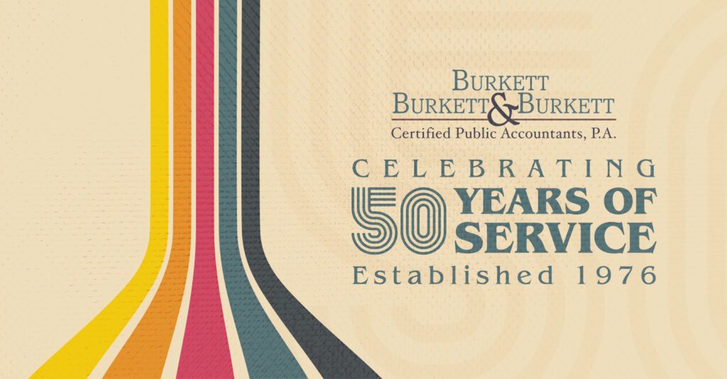 Burkett Burkett & Burkett CPAs Celebrates 50 Years of Service